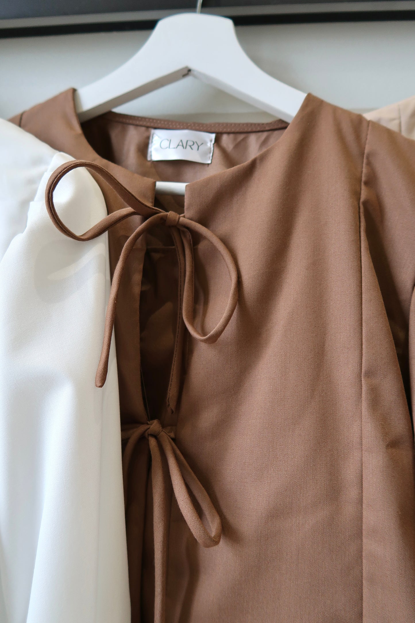 The Bow Blouse in Brown