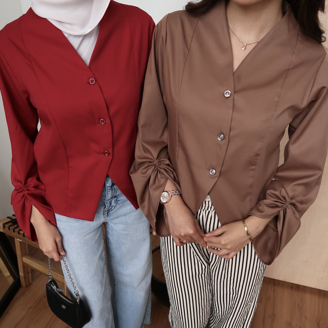 Vee Top in Walnut