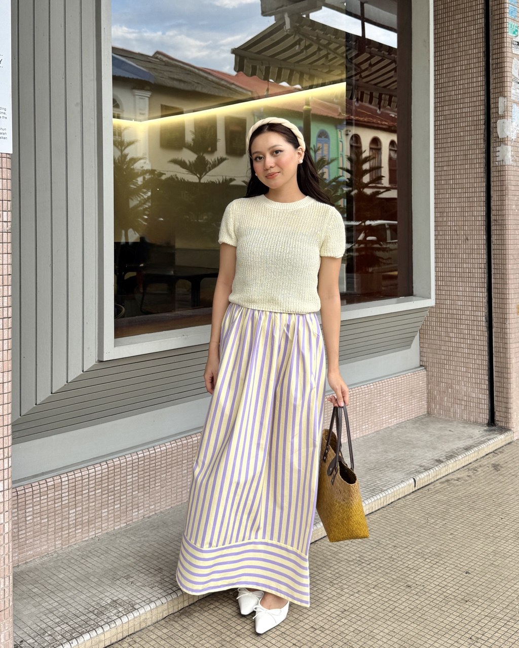 Candywave Skirt in Mango Berry