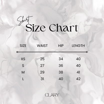 Classic Marble Skirt in Lime Solero