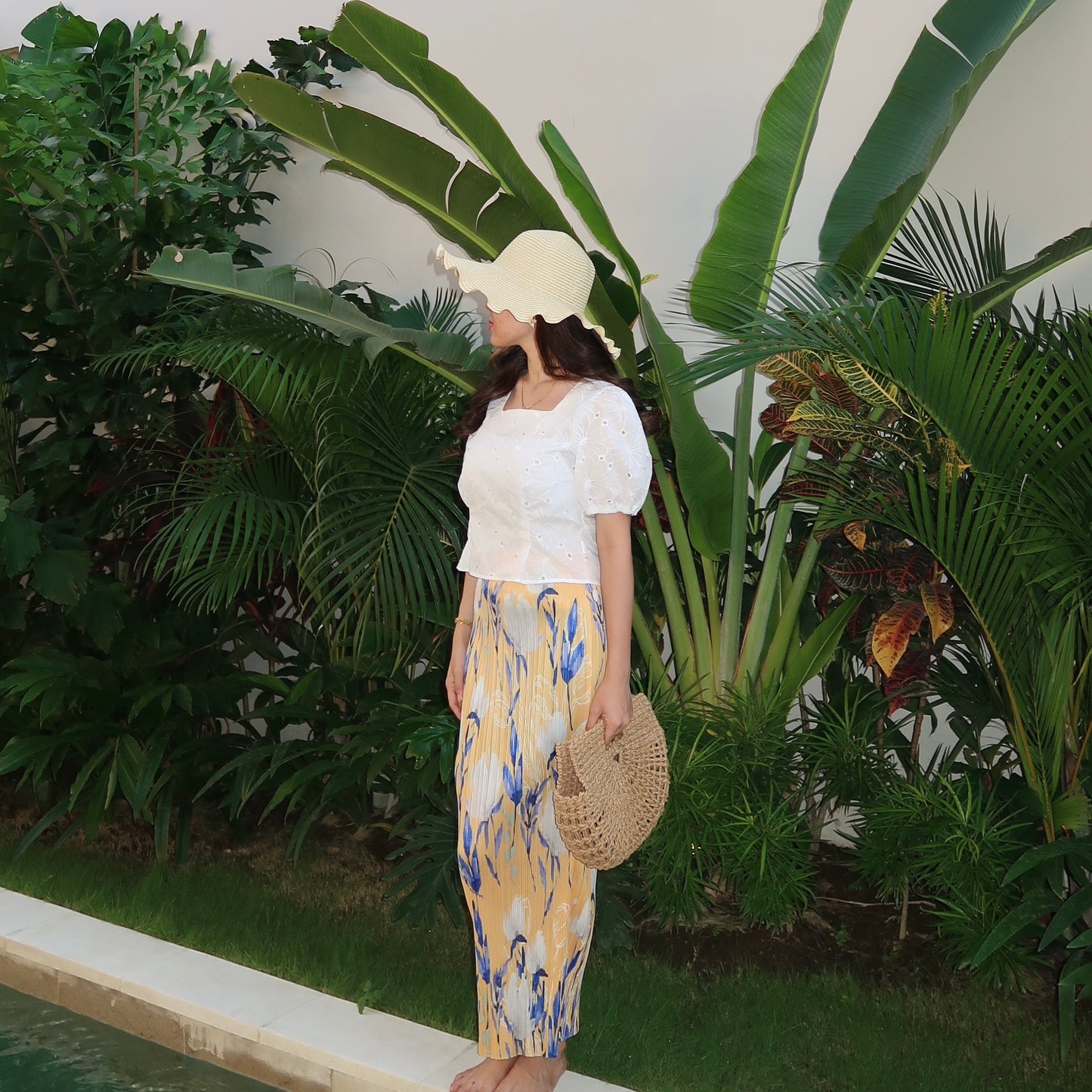 Pleated Season Skirt in Autumn