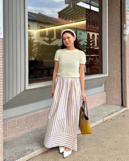 Candywave Skirt in Mango Berry